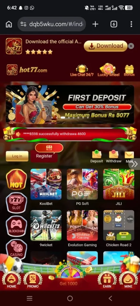 Hot77 Game